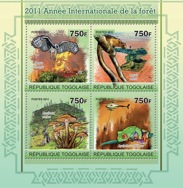 2011 International Year of the forest - Issue of Togo postage stamps