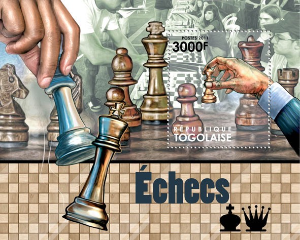 Chess. - Issue of Togo postage stamps
