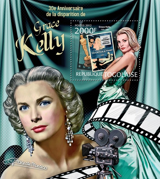 Grace Kelly (30th Anniversary of the death) - Issue of Togo postage stamps