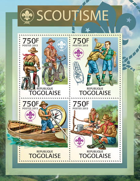 Scouting - Issue of Togo postage stamps