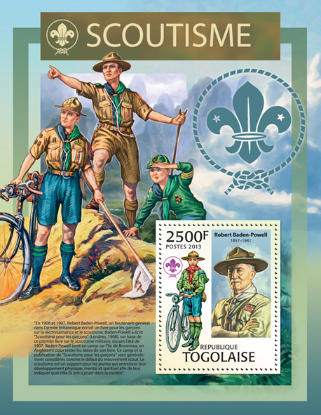 Scouting - Issue of Togo postage stamps