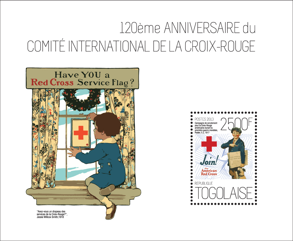 Red Cross - Issue of Togo postage stamps