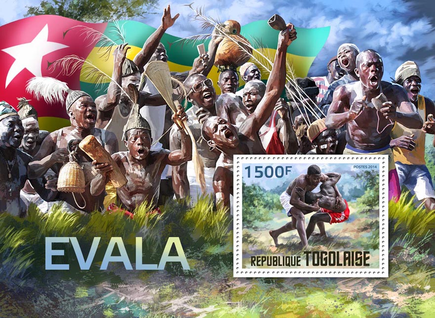 Evala - Issue of Togo postage stamps