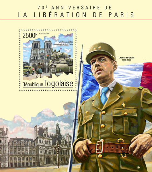 Paris - Issue of Togo postage stamps