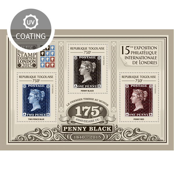 Penny Black - Issue of Togo postage stamps