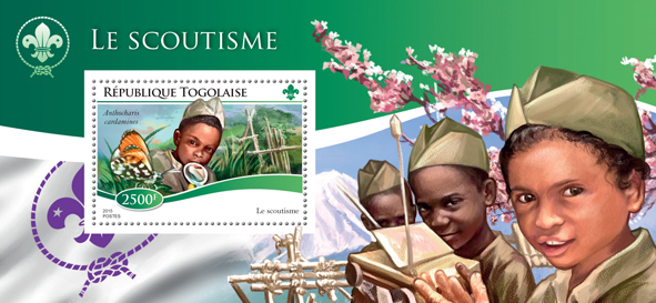 Scouting  - Issue of Togo postage stamps