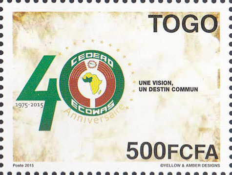 ECOWAS - Issue of Togo postage stamps