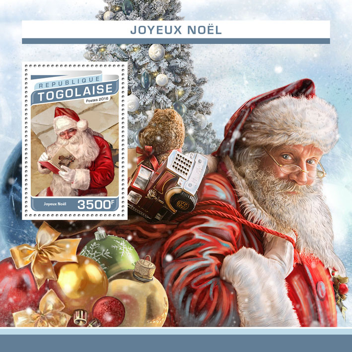 Merry Christmas - Issue of Togo postage stamps