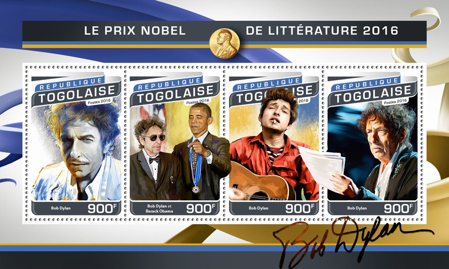 Nobel Prize - Issue of Togo postage stamps
