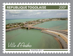 Aneho Town - Issue of Togo postage stamps