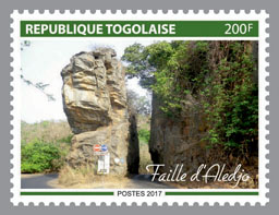 Fault of Aledjo - Issue of Togo postage stamps