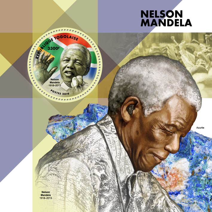 Nelson Mandela  - Issue of Togo postage stamps