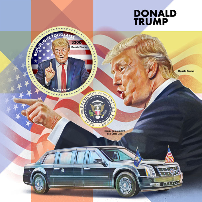 Donald Trump - Issue of Togo postage stamps