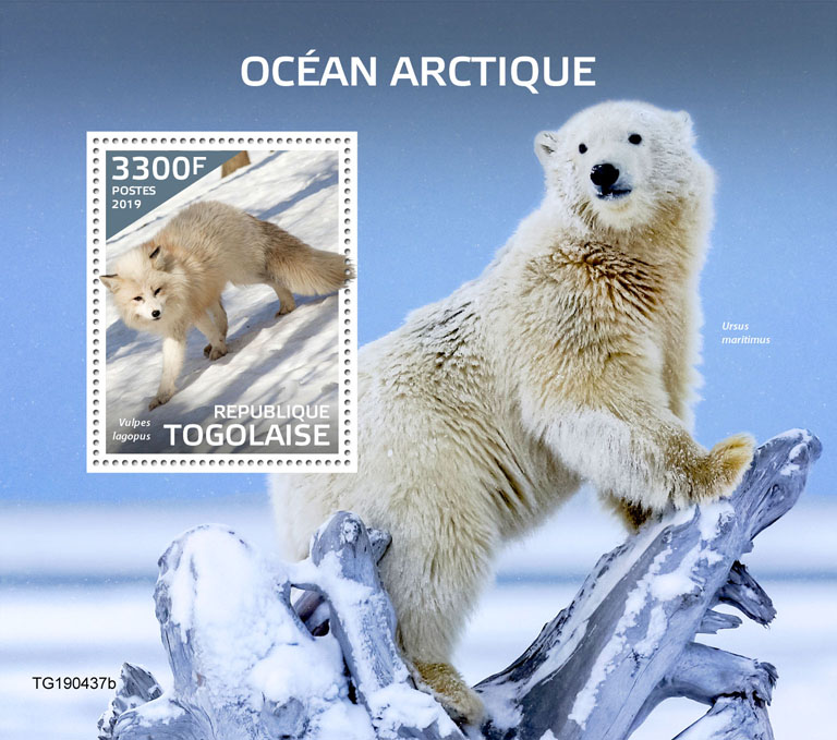 Arctic Ocean - Issue of Togo postage stamps